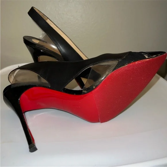 CHRISTIAN LOUBOUTIN SLINGBACK HEELS - Picture 5 of 5